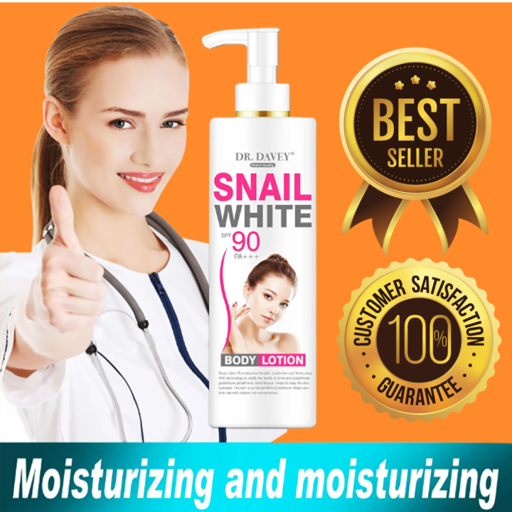 Dr Davey Snail White Body Whitening Lotion Spf50 Spf90 Intensive Sunscreen Moisturizing 0292