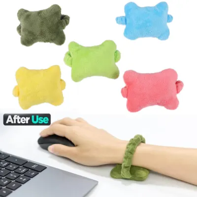 Wrist Rest For Computer Use Keyboard Wrist Protector Wristband For Mouse Users Mini Hand Guard Pillow Freely Movable Wrist Support Ergonomic Wrist Pad Computer Keyboard Wrist Protect Hand Guard Pillow Multi-purpose Wrist Pad