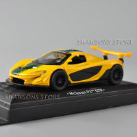 รถของเล่นเด็ก 1:43 Scale Diecast Metal Model Mclaren P1 GTR Pull Back Toy