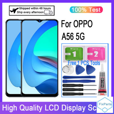 ต้นฉบับสำหรับ OPPO A56 5กรัม PFVM10แผงหน้าจอทัชสกรีนจอแสดงผล LCD แบบสัมผัสหน้าจอ
