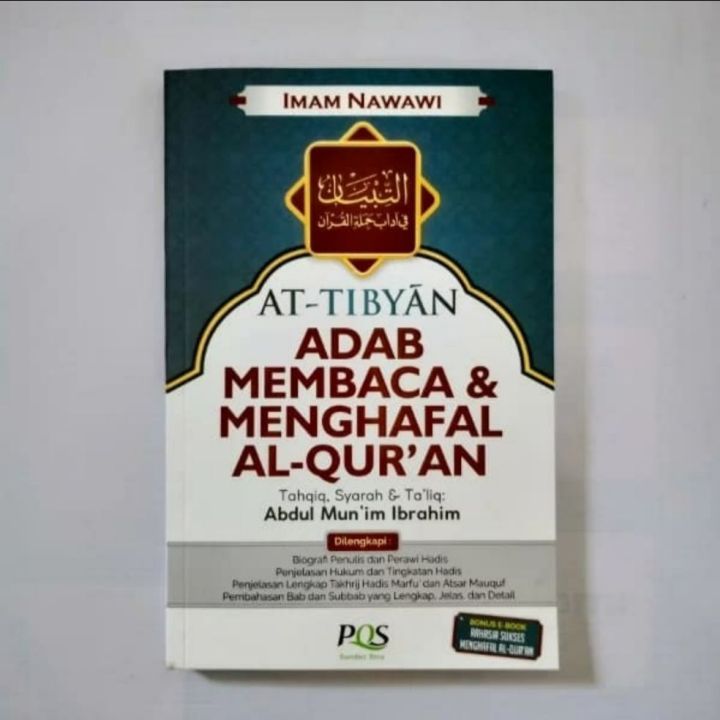 At Tibyan Adab Membaca Dan Menghafal Al Quran - PQS | Lazada Indonesia