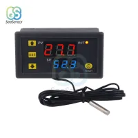 【LZ】□✠卍  W3230 12v 24v AC110-220V sonda linha 20a controle de temperatura digital display led termostato com calor/refrigeração controle instrumento