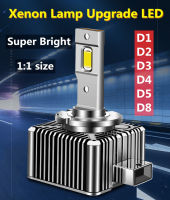 2ชิ้นสำหรับวอลโว่ D3S LED ไฟหน้า HID D1S D2S D4S เทอร์โบ LED หลอดไฟ24000LM ชิปสองด้าน6000พันสีขาว55วัตต์ P LUG &amp; P Lay รถยนต์ไฟ1:1