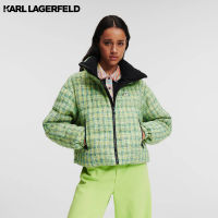 Karl Lagerfeld - BOUCLÉ PUFFER JACKET 235W1505 เสื้อแจ็คเก็ต