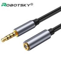 【YF】 3.5mm 4Pole Male to Female Extension AUX Cable Wired Headphones Speaker  Cord For PC 1/2/3/5M