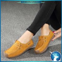 S×D ✈Ready Stock✈ Women‘s Fshion Shoes Flats Suede Shoes Plus Size:35-42