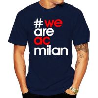 เสื้อยืดผู้ชาย เสื้อยืดคอกลม พิมพ์ลายการ์ตูน Ac Milan สไตล์ฮิปฮอป สตรีท แฟชั่นสําหรับผู้ชาย และผู้หญิงS-5XL เสื้อยืดคุณภาพดี