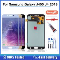 Amoled J400 Display For Samsung Galaxy J4 2018 LCD Touch Panel Digitizer Assembly J4 J400F J400H J400P J400M J400G/DS LCD Screen