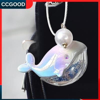 พวงกุญแจปลาวาฬ CCGOOD ของเล่นแบบแขวนแบบพกพาสร้อยคอจี้รูปแมวสำหรับกระเป๋าโท้ท