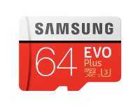 64GB ไมโครเอสดีการ์ดซัมซุง (รุ่นใหม่) พร้อมอแดปเตอร์ MICRO SD CARD SAMSUNG 64 GB EVO PLUS CLASS 10 U1 รับประกัน10ปี