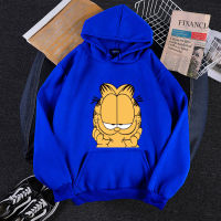 Women Hoodie Yellow Cat Printed Hoodies Women Long Sleeve Fleece Sweatshirt with Hat Pullovers