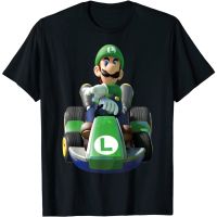 Nintendo （cartoon）New Adventure Game Movie Super Mario（Luigi Mario.Peach.Bowser.Yoshi.Waluigi.Toad.Birdo）graphic printed Mens 100 % Cotton O-neck Short-sleeved T-shirt