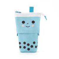 ANGOO Standing Pencil Case Cute Telescopic Pen Holder Kawaii Stationery Pouch for Students Women Teens Girls Boys