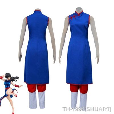 SHUAIYI อะนิเมะญี่ปุ่น Battle Dress คอสเพลย์ Traje para Mulheres Son Goku Hero Chichi Cheongsam Desempenho de Batalha ญี่ปุ่นฮาโลวีน Terno เต็ม