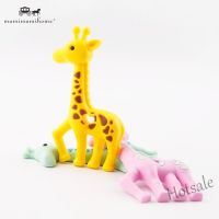 【hot sale】 ♦✌ C01 Mamimamihome Cute Giraffe Shape Baby ther BPA Free Food Grade Silicone Chewing Toy For 0-12 Months