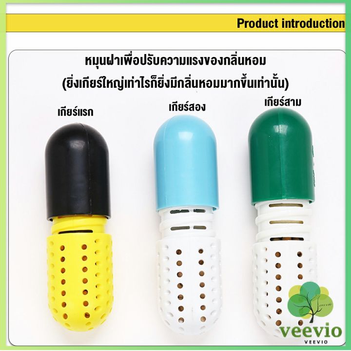 veevio-แคปซูล-ระงับกลิ่นในรองเท้า-ลดความชื้น-เหม็นอับ-deodorant