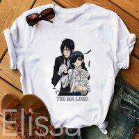 Black Butler Anime T Shirt Women Korean Pop Streetwear Girl Summer T-shirt Cosplay Short Sleeve Anime T-shirts Women