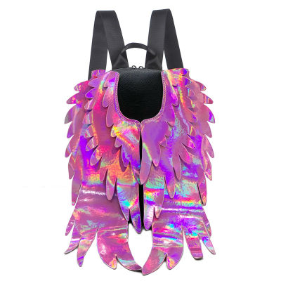 Hot 2023 New Leisure Travel Inner Patch Bag Wing Backpack Wing Bag Women S Trendy Backpack Multi Color
