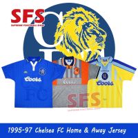 shot goods 【SFS】Top Quality 1995-97 Retro Chelsea Home Away Football Soccer Jersey S-2XL