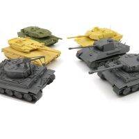 1/72 รถถังรุ่นประกอบ German Tiger-Type Maintenance Panther M1A2 Merkawa Leopard 2A5 Tank 6 Models