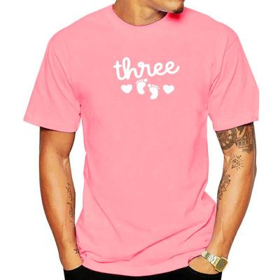 three babies graphic funny T Shirt men letter print summer t-shirt men loose streetwear 130kg can wear oversize  tee shirt