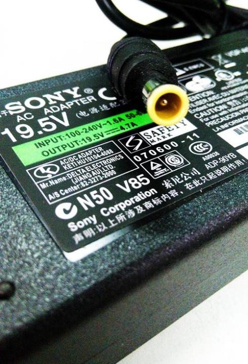 หม้อแปลงทีวีสำหรับทีวี-led-sony-19-5v-4-7a-ขนาดหัวเข็ม-6-4-4-4-mm-adaptor-for-tv-led-sony