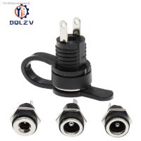 ✖✚ 5.5X2.1/5.5X2.5MM DC Power Jack Socket Supply Female Panel Mount Connector Plug Adapter 2 Terminal Type DC Connector 5.5x1.35