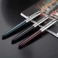 3Pcs St Penpps 616 Big Size Black Red Green Fountain Pen Plastic Ink Pen Fine Nib Stationery Office school supplies Writing