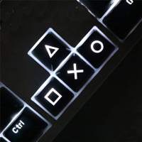 OEM Profile ABS Direction Arrows Keycaps สำหรับ Cherry MX Mechanical Gaming Keyboard