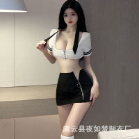 Night Dream sexy lingerie free hot girl short skirt Japanese stewardess student pure sailor suit uniform suit 2690