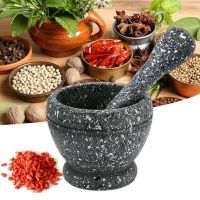 11cm Mortar Pestle Set Grinding Spices Medicine Grinder Kitchen Tools