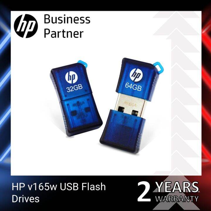 HP v165w USB Flash Drives 16GB/32GB/64GB Lazada