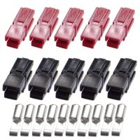 5 Pairs 15A 600V Red Black Anderson Power Connector Plug &amp; Contacts Caravan Boat ✨wecynthia