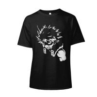 เสื้อผ้าผชเสื้อยืด ผ้าฝ้าย 100% พิมพ์ลายกราฟิกการ์ตูนอนิเมะ Demon Slayer Kimetsu No Yaiba แฟชั่นฤดูร้อน สไตล์ญี่ปุ่น สํา  D4EQ