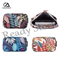 【Ready Stock】 ∏◐♚ B40 CanvasArtisan Colorful Leaves Travel Organizer Pouch Case Phone Power Bank Cable Digital Gadget Storage Bag