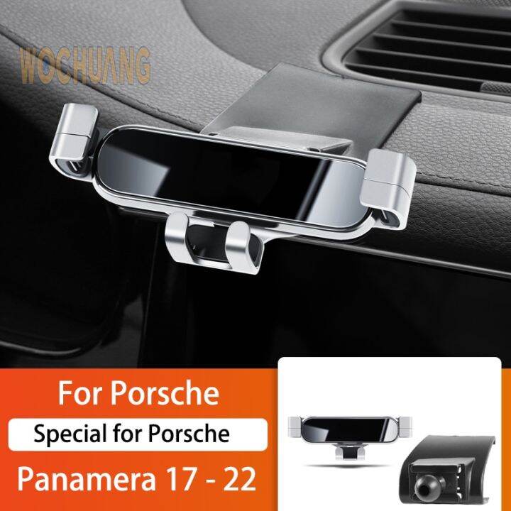 ที่จับโทรศัพท์มือถือติดรถยนต์สำหรับพอร์ช-panamera-10-22-360องศาที่ยึดจีพีเอสแบบหมุนได้พิเศษรองรับอุปกรณ์เสริมขายึดนำทาง