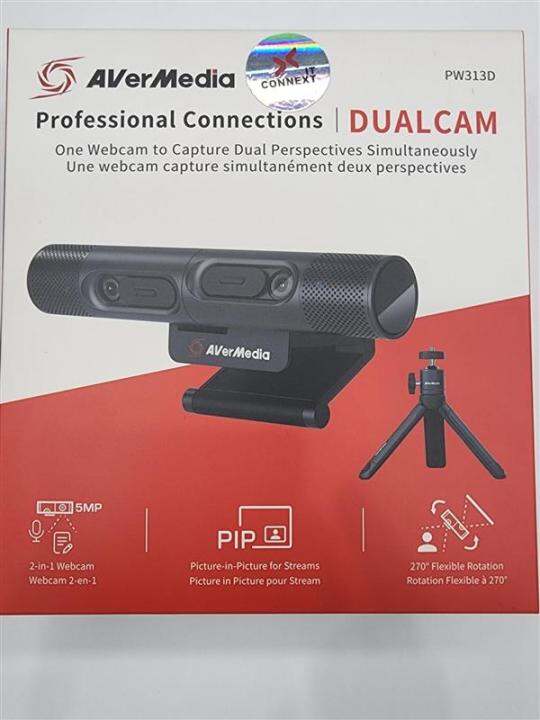 avermedia-pw313d-professional-connections-dualcam-กล้องเว็บแคม-พร้อมขาตั้งกล้อง-ของแท้-ประกันศูนย์ไทย-2-ปี