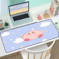 แผ่นรองเมาส์เกมมิ่ง Xxl 900x400 K-Kirbys Desktop Pad Kawaii Desktop Accessories แผ่นรองเมาส์เกมมิ่ง แผ่นรองคีย์บอร์ด Anime Mause ขนาดควีนไซส์