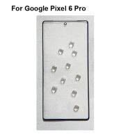 สำหรับ Google Pixel 6 Pro กระจกหน้าจอสัมผัสข้างนอกด้านหน้าด้านนอกเลนส์กระจกซ่อมโดยไม่มีสายเคเบิ้ลยืดหยุ่นสำหรับ Google Pixel 6 Pro