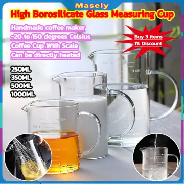 1Pc 50/100 ML Glass Measuring Cup With Scale Shot Glass Liquid