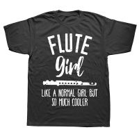 School Marching Band Funny Flute Girl T Shirts Cotton Streetwear Short Sleeve Birthday Gifts Summer Style T shirt Mens Clothing XS-6XL