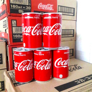 THÙNG 30 LON NƯỚC NGỌT COCA COLA NHẬT LON MINI 160ML DATE T9 2021