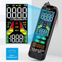 ZZOOI NEW Digital Multimeter Smart AC DC 1000V 10A Tester Meter 9999 True RMS  Capacitance Ohm Diode Temp NCV Hz DMM Live Wire Tester