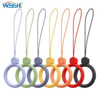 Wrist Straps Hand Lanyard Silicone Charms for Mobile Phone Camera Keys Cord Chain Cute Lanyard Keychain Keycord Hanging Rope