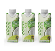 Combo 3 hộp nước dừa đóng hộp Organic 100- dừa tươi nguyên chất