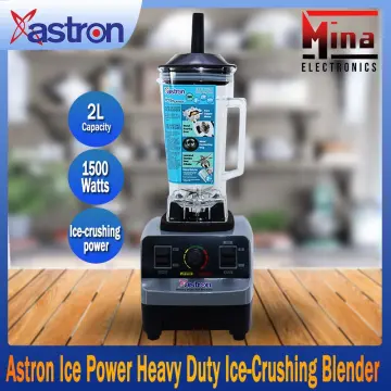 SALE!!! Astron Ice Power Heavy Duty Commercial Blender and Ice Crusher  (1500W) (2L capacity) SALE!!!