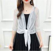 Áo cardigan khoác mỏng tay lỡ bo tay thời trang