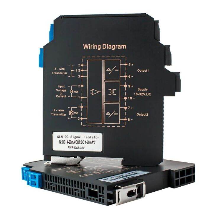 DC 420ma input analog signal isolator converter / signal splitter with