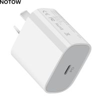 【Taotao Electronics】 NOTOW 5V 3A 9V 2A Au/us/eu/uk ปลั๊ก18W PD USB Type C Wall Charger Travel Power Adapter Quick Fast สำหรับ iPhone 12 Samsung