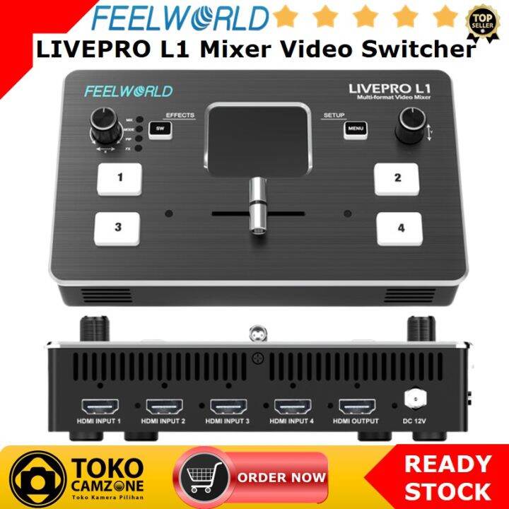 FeelWorld LIVEPRO L1 Multicamera Mixer Video Switcher With 4 X HDMI ...